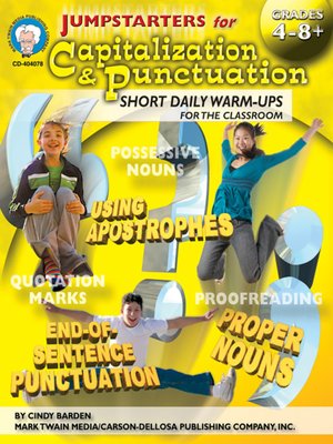 cover image of Jumpstarters for Capitalization & Punctuation